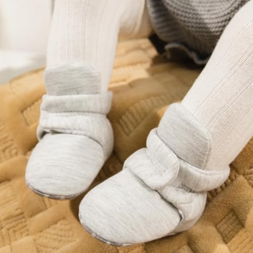 Comfy Anti-Slip Baby Booties with Grippers for Crib - Perfect First Walker