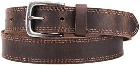VATAN Mens Genuine Leather Everyday Jean Belt with Gift Box