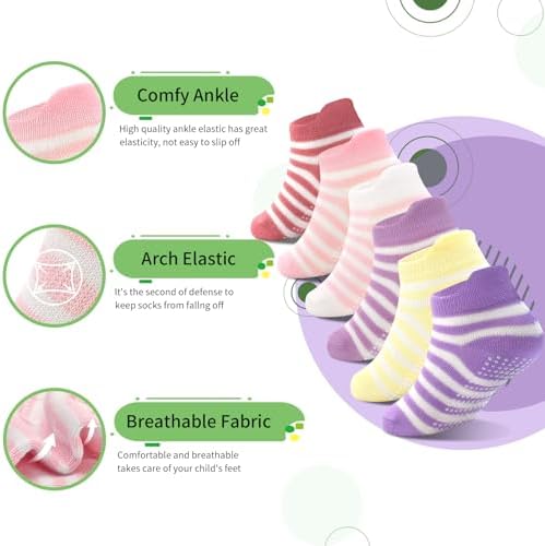 SkiBeaut Baby Socks for Toddlers 0-5 Years