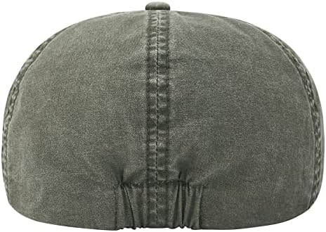 VOBOOM Cotton Newsboy Flat Cap