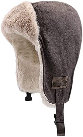 Warm Stylish Winter Trapper Hat Knit Cap for Men Women