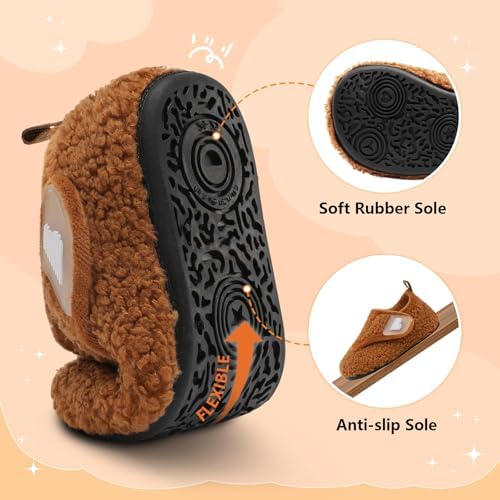 Barerun Cozy Toddler Slippers
