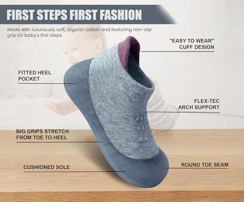 Dookeh Toddler Socks Shoes Anti-Collision Breathable Soft Sole Baby Walking Shoes