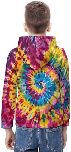 3D Printed Novelty Hoodie for Boys S-XL