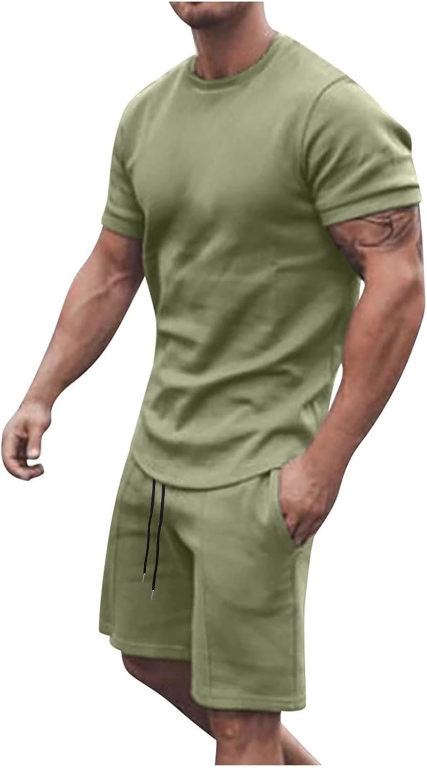 Mens Short Sleeve Tracksuit Golf and Outdoor