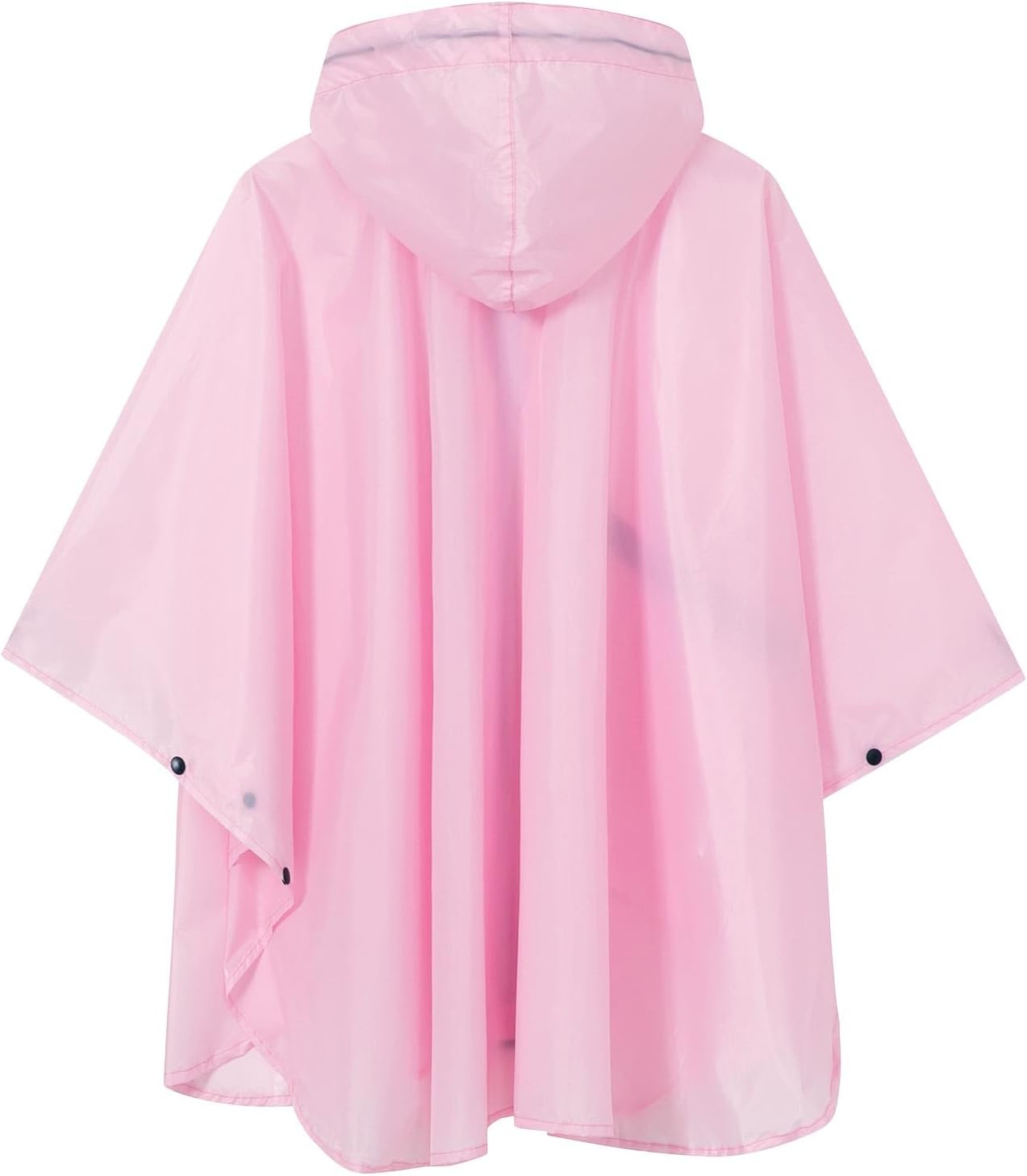 Lightweight Kids Rain Poncho SaphiRose waterproof jacket with zipper snap features