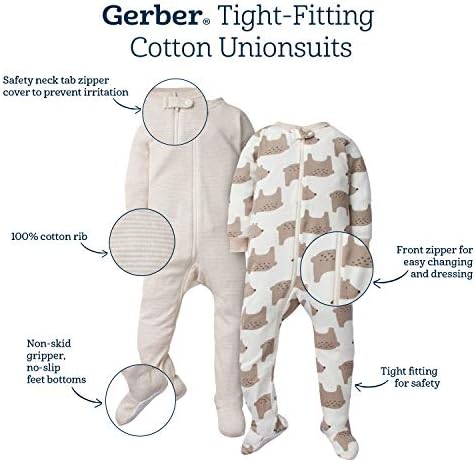 Snug Fit Stylish Pajamas for Baby Girls 2-Pack