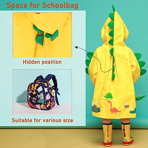 Fewlby Kids Raincoat Safe Water-Resistant Easy to Carry