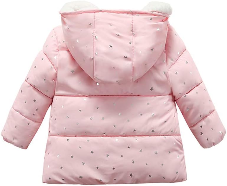 Toddler Winter Jacket 1-4 yrs Male Female Kids Hooded Puffer Coat