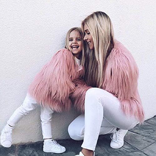 Kids Girls Faux Furry Vest Coat