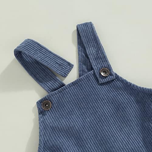 DNOMAID YZARC Baby Corduroy Overalls with Suspender