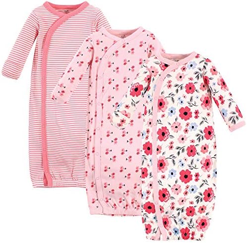 Touched by Nature Organic Cotton Kimono Gowns for Baby Girls