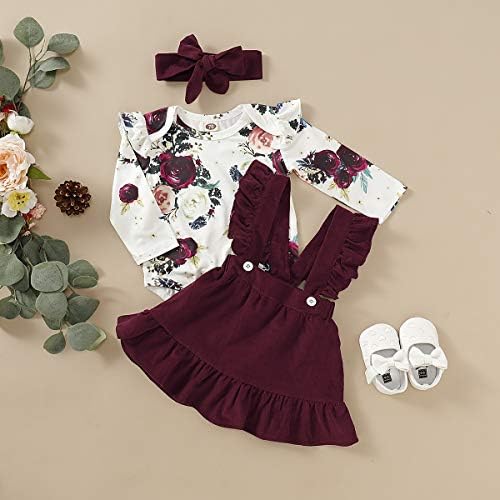 Soft Ruffle Romper Set for Baby Girls