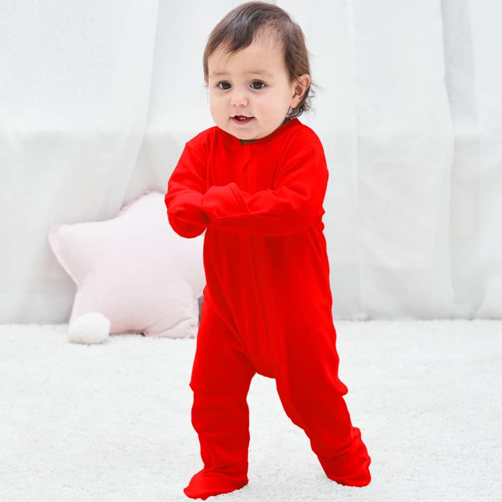 Elevens Kingdom Baby Kids Sleep Play Pajamas with Mitten Cuffs