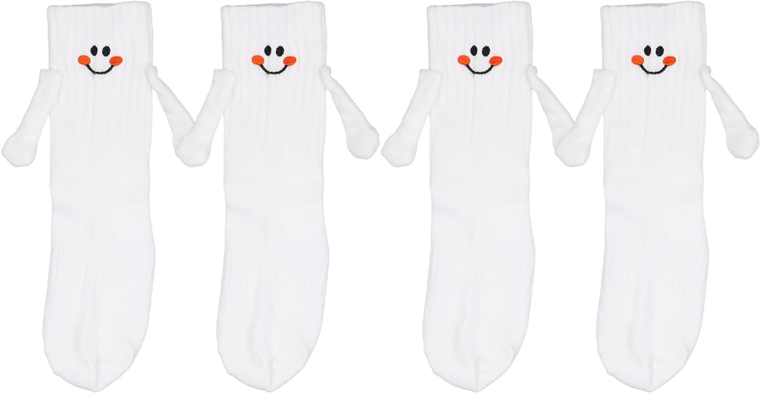 2 Pairs Magnetic Hold-On Socks for Kids