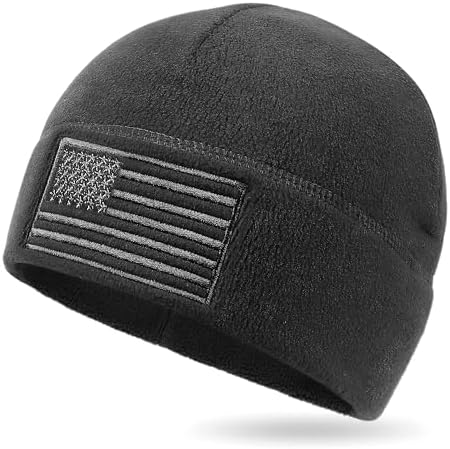 American Flag Fleece Watch Cap