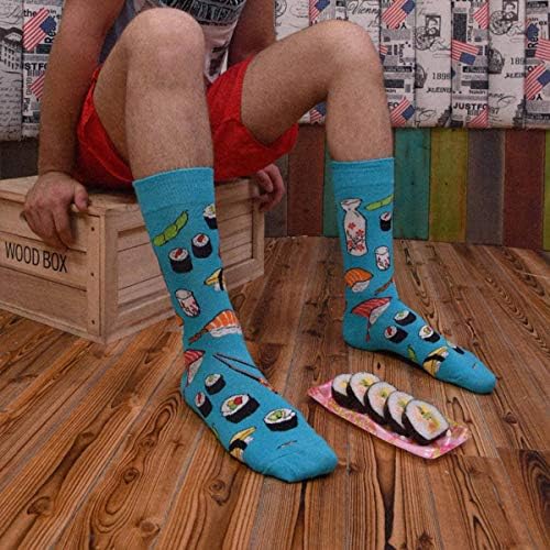 HSELL Men Patterned Fun Socks Crazy Design Gift