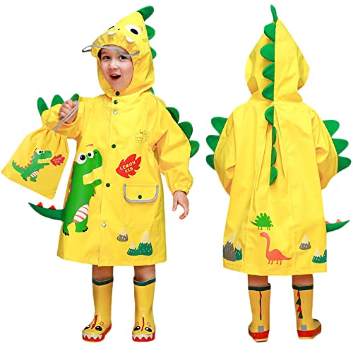 Fewlby Kids Raincoat Safe Water-Resistant Easy to Carry