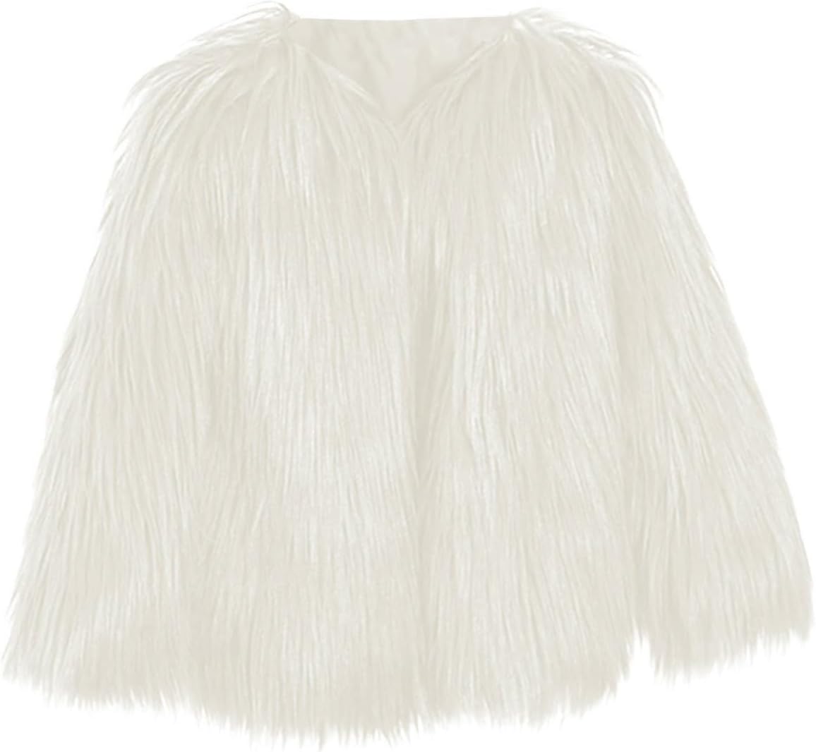 Mercatoo Girls Faux-Fu Jacket