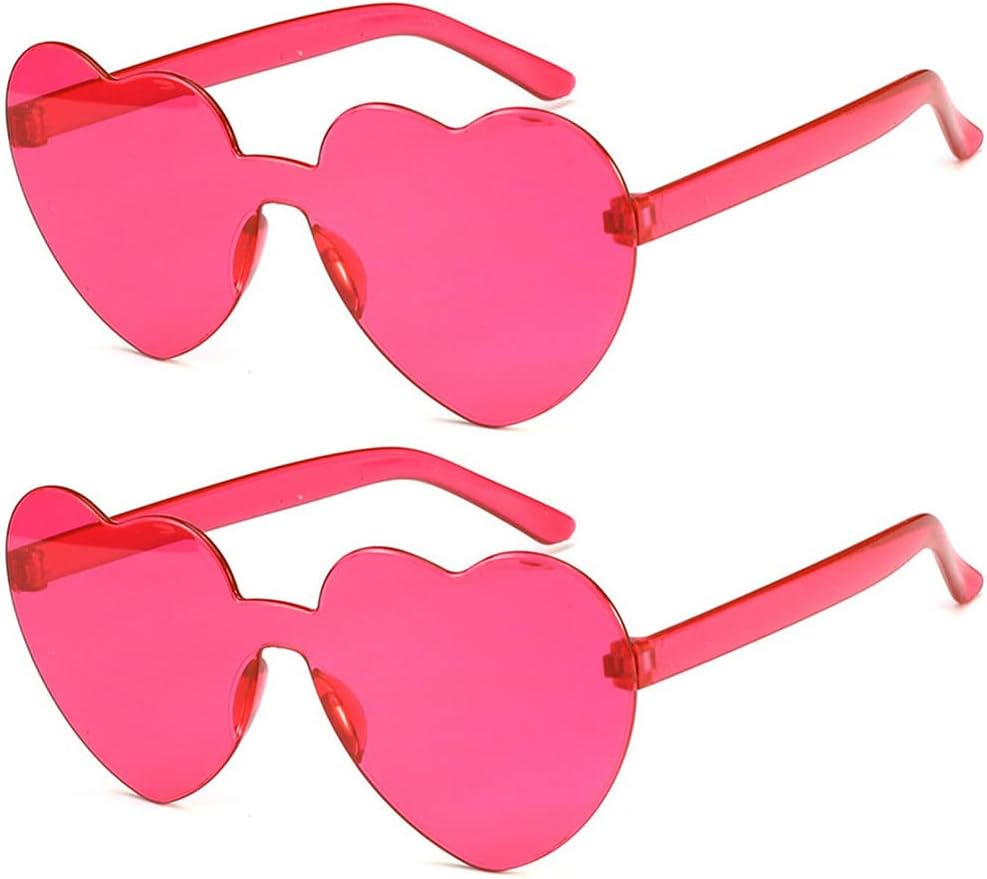 Hosfairy Heart-Shaped Sunglasses