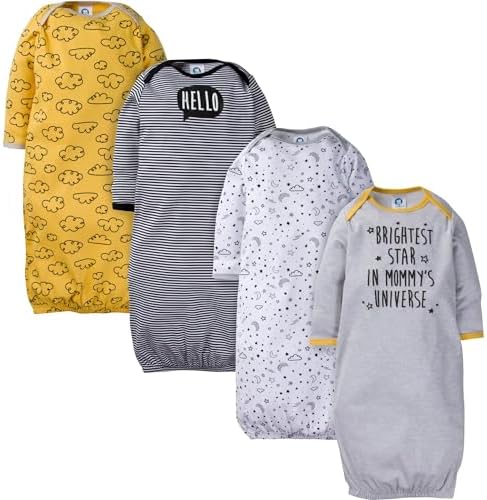 Gerber 4-Pack Baby Sleeper Gown