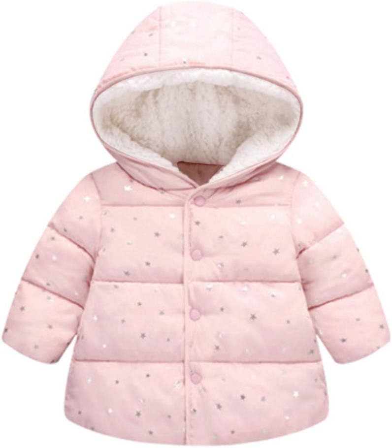 Toddler Winter Jacket 1-4 yrs Male Female Kids Hooded Puffer Coat