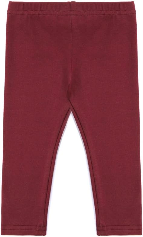Perfect Unisex Gift - Soft Cotton Leggings Elastic Waistband Fall Winter Ages 3M-5Y