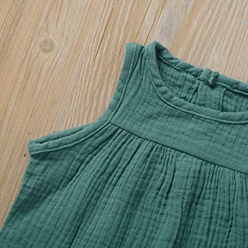 EISHOW 2 Pack Toddler Sleepwear Set Cotton Linen Shorts