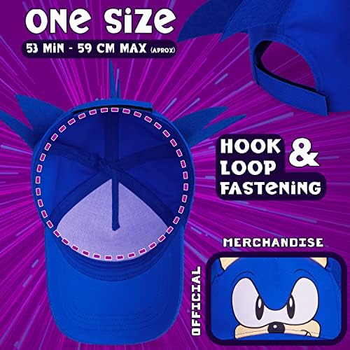 Sonic The Hedgehog 3D Baseball Cap for Boys