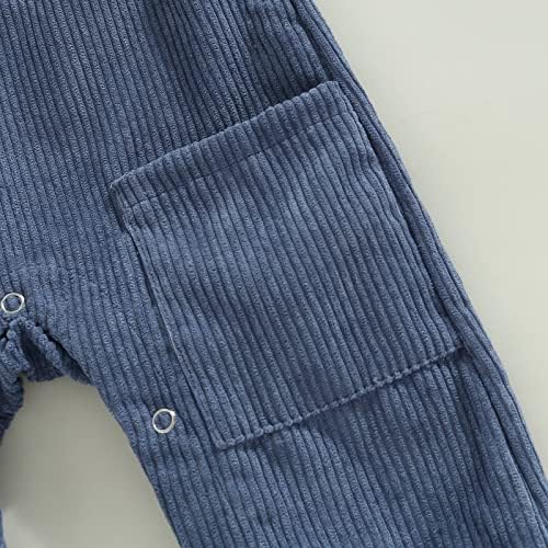 DNOMAID YZARC Baby Corduroy Overalls with Suspender