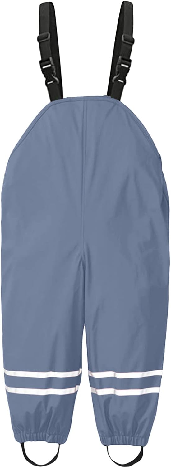 Rain Dungarees - Toddler Daily waterproof and windproof rain jacket for girls boys