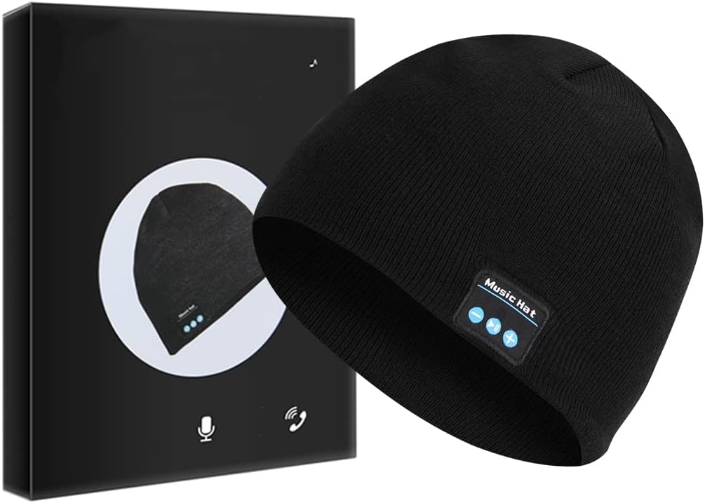 Miserwe Unisex Wireless Beanie for Warm Winter Style