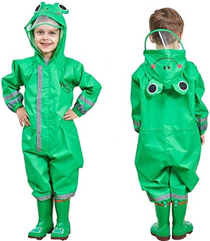 Hovkib Toddler Rain Suit with Hood Waterproof for Kids RAINWEAR by Hovkib