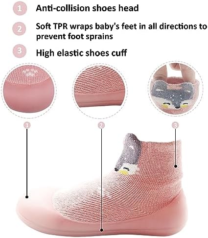 Baby Girls Soft Sock Shoes