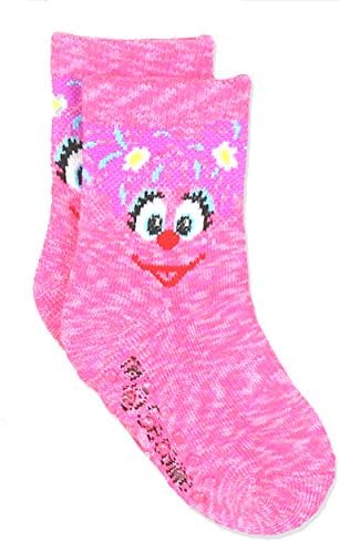 Sesame Street Elmo Boys Girls Multi Pack Crew Socks with Grippers 1
