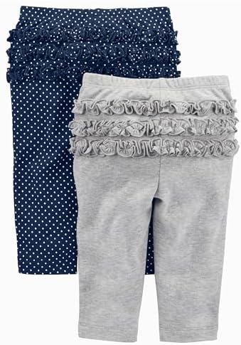 Snug and comfy baby girl pants perfect for matching with Carters collection