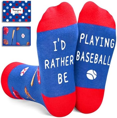 HAPPYPOP Boys BaseballSoccerSports Socks Gift - Messages Cool Hidden Fun
