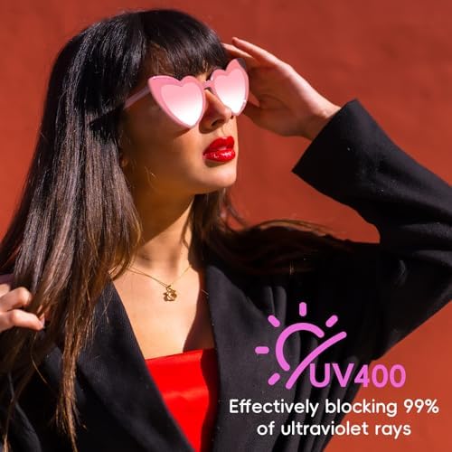 Elegant Heart Sunglasses 1pc