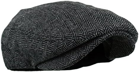 Classic Herringbone Ivy Newsboy Cap
