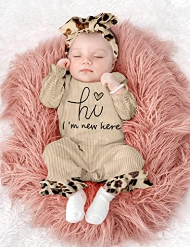 Snug Soft Baby Girl One-Piece Ruffle Romper for Newborns Infants