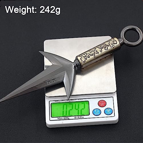 FAYAIALO 9 Inch Minato Kunai Metal Keychain
