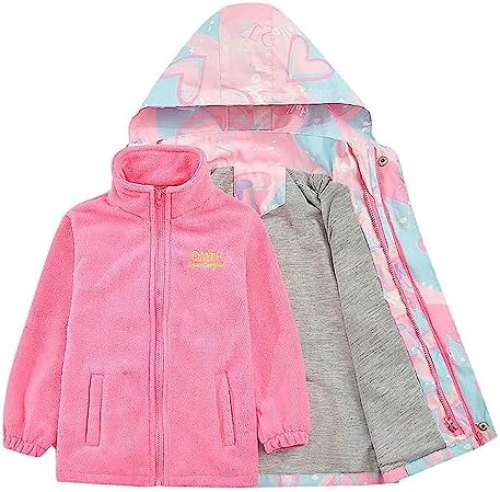 2Pcs waterproof jacket for girls windproof comfortable
