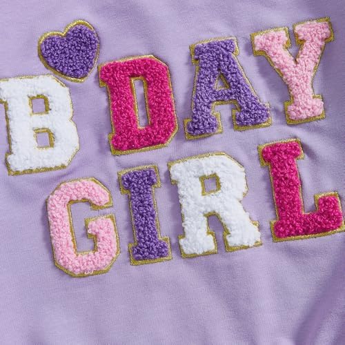 SAYOO Baby Girl Birthday Outfit Set Fall Princess 2Pcs