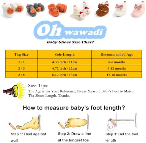 Ohwawadi Infant Baby Slippers Comfortable Stylish Prewalker Shoes