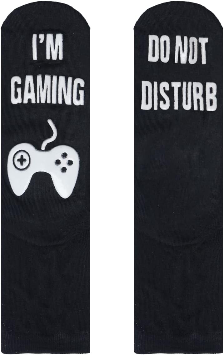 NDLBS Funny Gaming Socks for Men Teens Kids