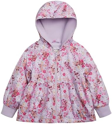 OSHKOSH BGOSH Midweight Water-Resistant Hooded Peplum Jacket for Babies