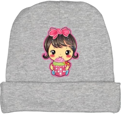 Pretty in Pink InkTACtic 1st Birthday Baby Beanie Hat