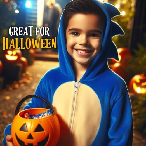 S Sonic The Hedgehog Kids Onesie Pajamas - Official License