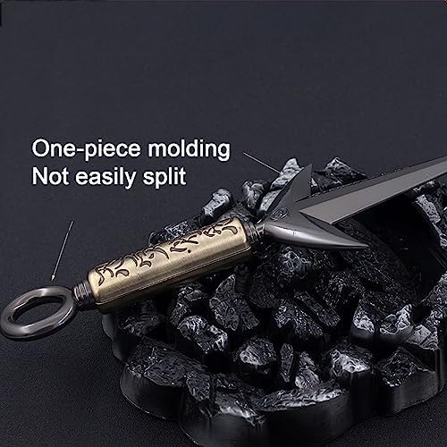 FAYAIALO 9 Inch Minato Kunai Metal Keychain