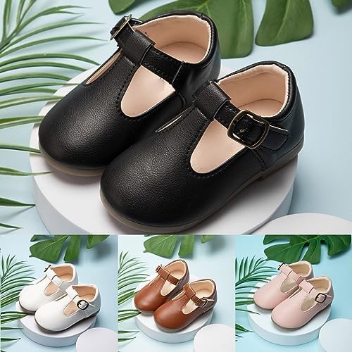 Stylish Black Mary Jane Dress Shoes for Toddlers